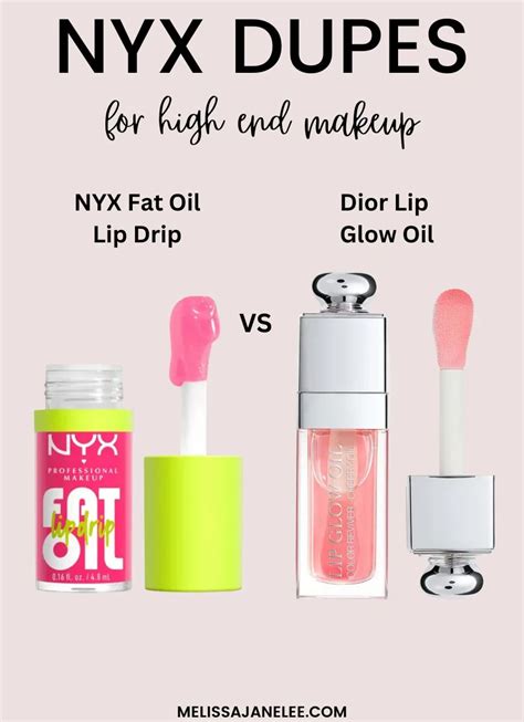 nyx dior dupe|nyx fat oil dupes.